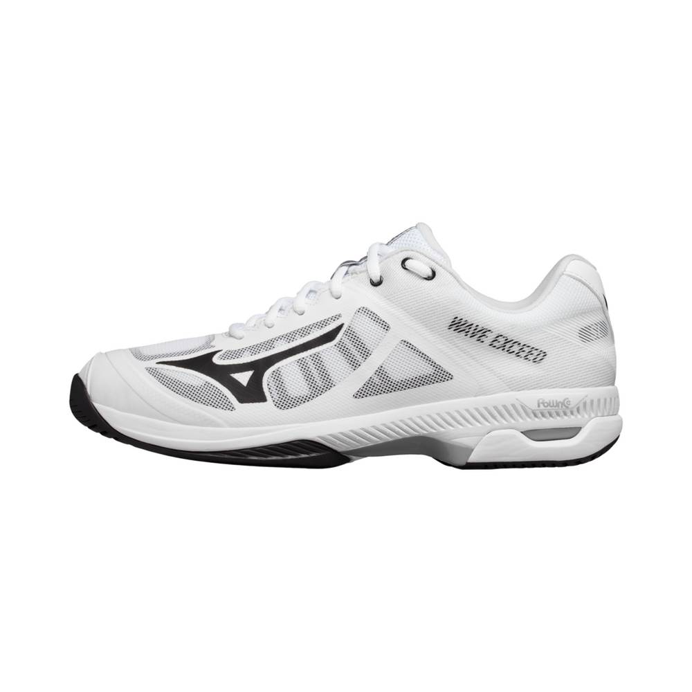 Scarpe Tennis Mizuno Wave Exceed SL AC Uomo - Bianche/Nere - 31987-WXBG